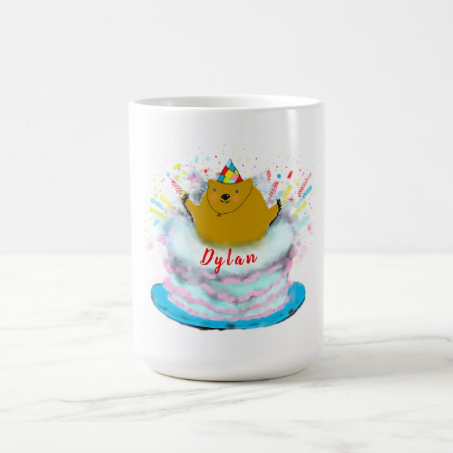 Mug Anniversaire de la marmotte (Centre)