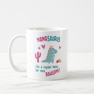 Mug Anniversaire de NanaSaurus ou fête des mères