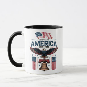 Mug anniversaire des 250 ans de l'Amérique