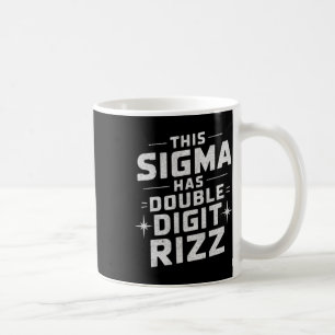 Mug Anniversaire drôle de 10 ans Rizz Sigma Cerveau Po