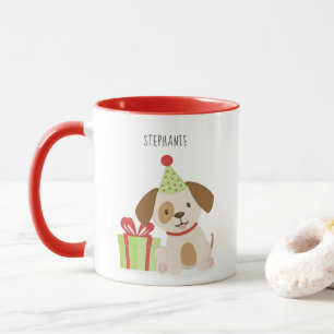 Mug Anniversaire du Chiot mignon