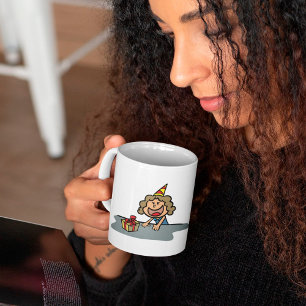 Mug Anniversaire Fille Avec Un Cadeau