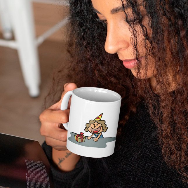 Mug Anniversaire Fille Avec Un Cadeau (Créateur téléchargé)