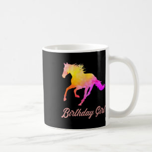 Mug Anniversaire Fille Horse Amateurs Aquarelle Horseb