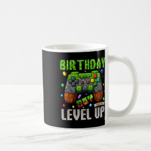 Mug Anniversaire Garçon Temps De Monter Pixel Joueur A