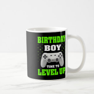 Mug Anniversaire Garçon Temps De Niveau Up Video Jeu A