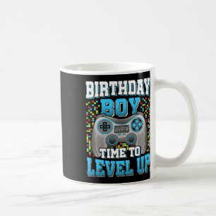 Mug Anniversaire Garçon Temps De Niveau Up Video Jeu A