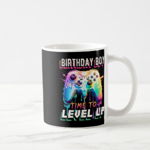 Mug Anniversaire Garçon Temps De Niveau Up Video Jeu A