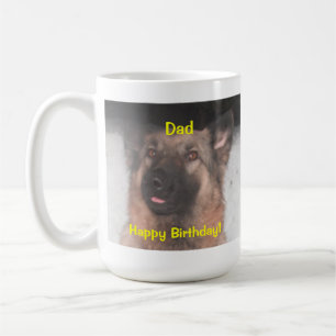 Mug Anniversaire heureux de collage de langue de