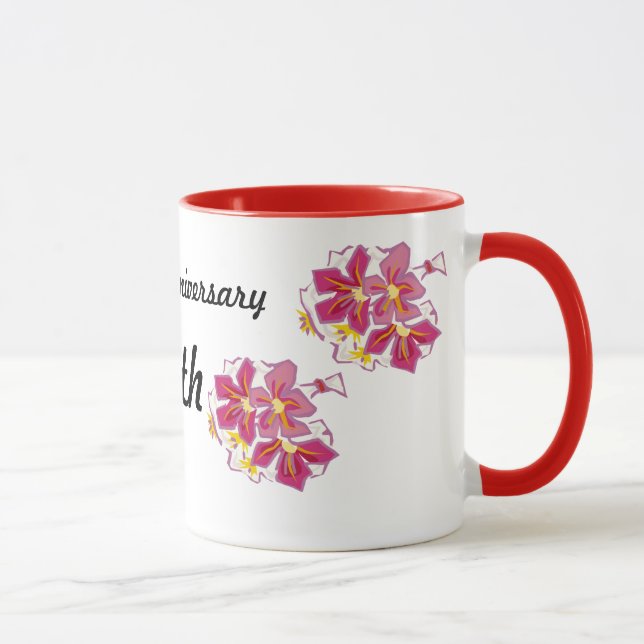 Mug Anniversaire heureux soixante-cinquième (Droite)