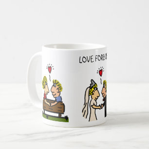 Mug Anniversaire mignon Couple 🎉 Vieillir ensemble Ca
