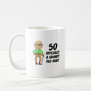 Mug Anniversaire Officiellement Grumpy Old Man