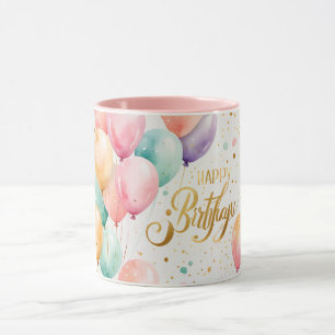 Mug Anniversaire Pastel Balloon Bliss