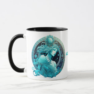 Mug Anniversaire personnalisé Aquarius Astrologie Zodi