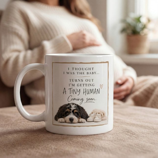 Mug Annonce de grossesse de chien (Créateur téléchargé)