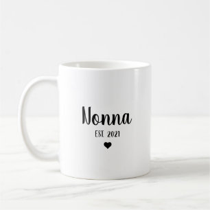 Mug Annonce de grossesse de Nonna Grand-mère Révélatio