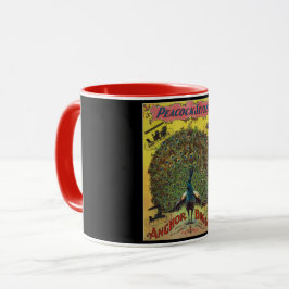 Mug Annonce d'entreprise de buggy paon antique