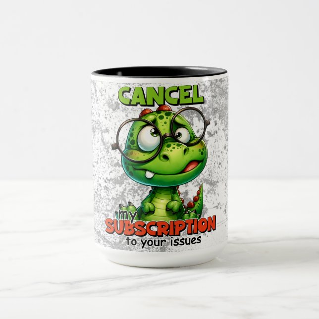 Mug "Annuler mon abonnement..." Café/Thé (Centre)
