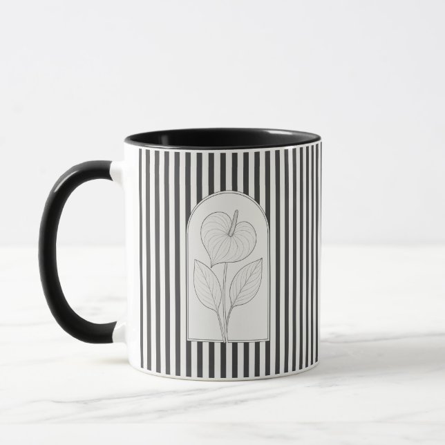 Mug Anthurium Elegant Fleur Botanique (Gauche)