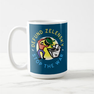 Mug anti-guerre Zelensky DNC blanchiment d'argent