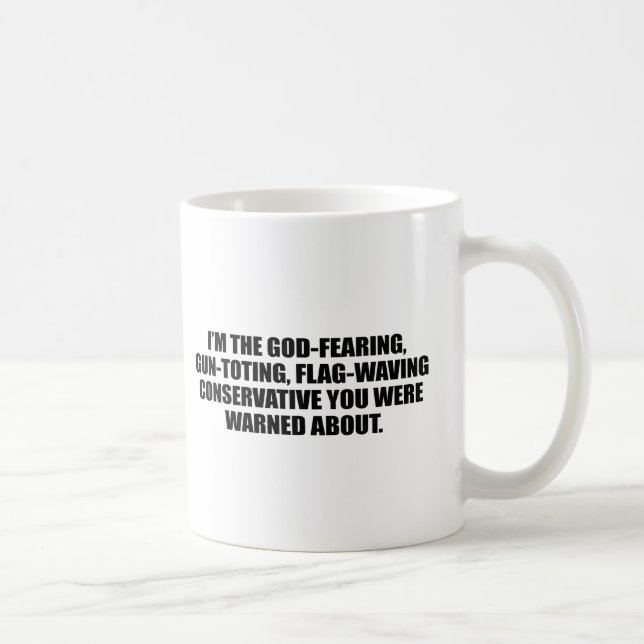 Mug Anti-Obama - conservateur très croyant (Droite)