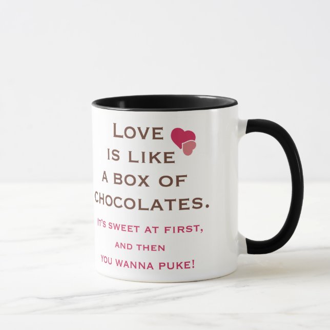Mug anti-Saint Valentin (Droite)