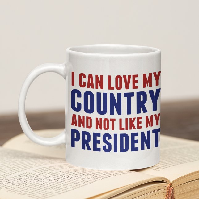Mug Anti Trump Patriotique Pas Mon Président (Créateur téléchargé)