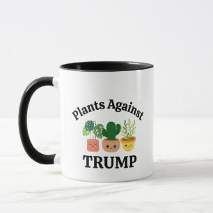 Mug Anti Trump Plante un Jardin Humour Plante Dame Pap