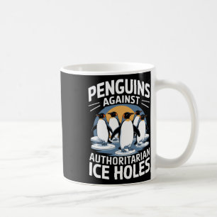 Mug Anti Trump Résiste aux pingouins contre les autori