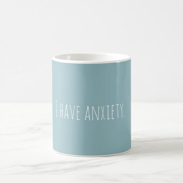 Mug Anxiété personnalisée Santé mentale (Centre)