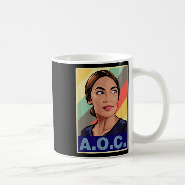 Mug Aoc Alexandria Ocasio-cortez Première femme Présid (Droite)