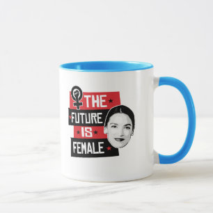 Mug AOC l'avenir est femelle