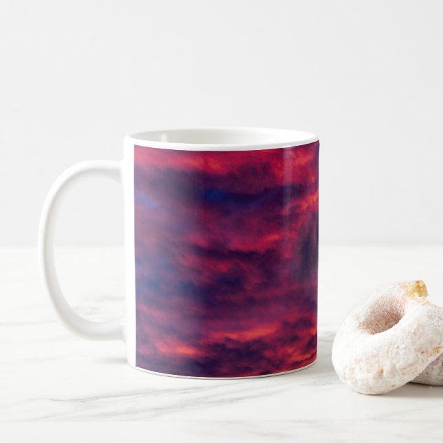 Mug août rouge (Avec donut)