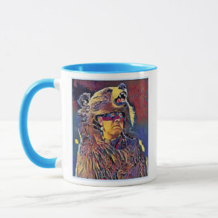 Mug Apache Kinfe ®️ ™️ 🇺 🇸 Chef de la Musique du Caf