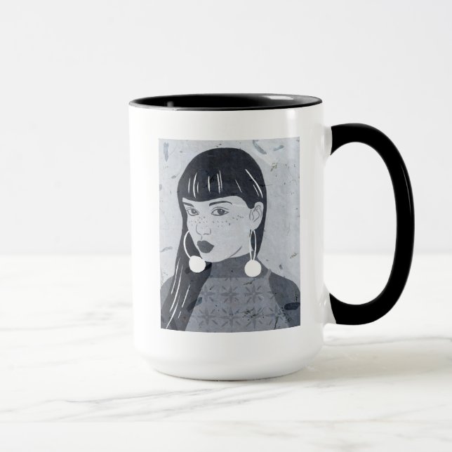Mug Aperçu du portrait nocturne (Droite)