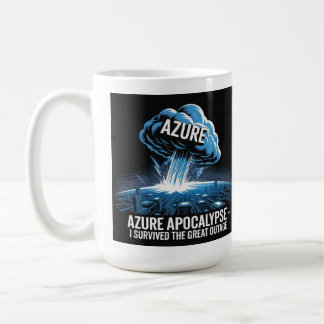 Mug Apocalypse Azure – J'ai Survécu à la Grande Panne