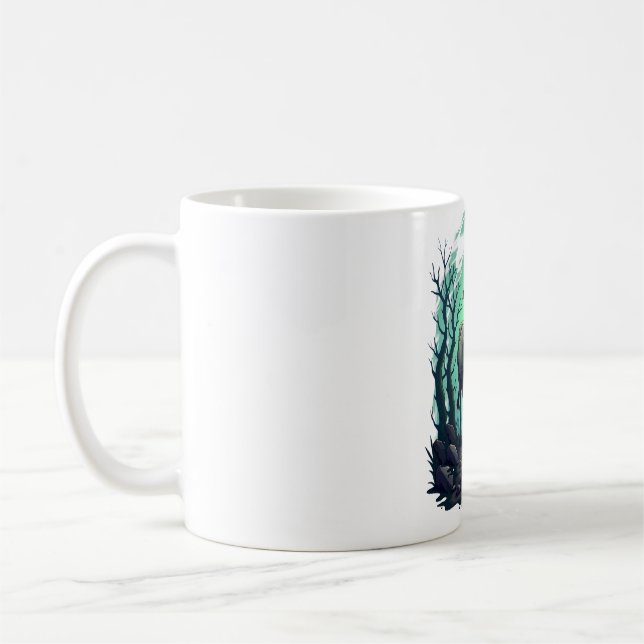 Mug Apocalypse de vache zombie (Gauche)