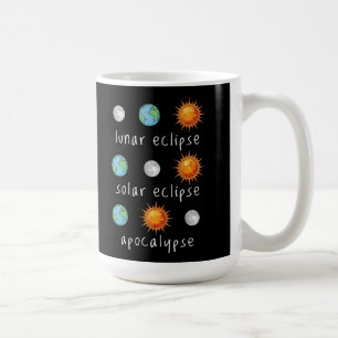 Mug Apocalypse drôle d'éclipse lunaire solaire