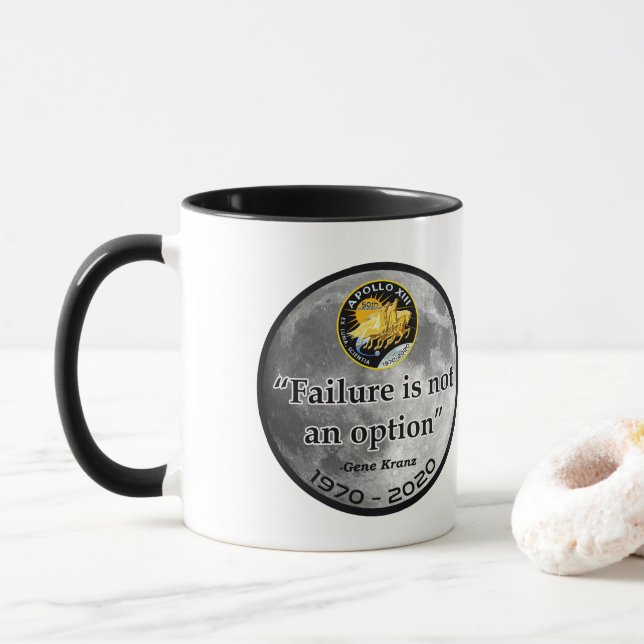 Mug Apollo 13 - L'Échec N'Est Pas Une Option (Avec donut)
