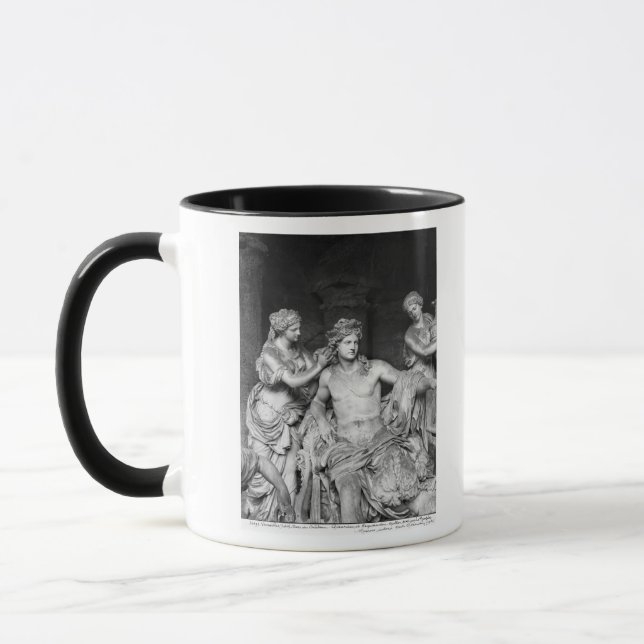 Mug Apollo a tendu par des nymphes dans le verger du (Gauche)