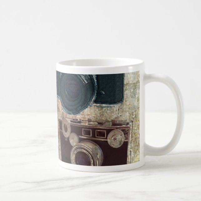 Mug appareil-photo affligé de photographie de (Droite)