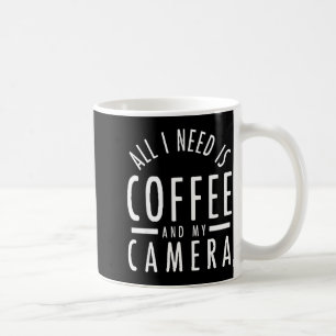 Mug Appareil photo & Café - Citation de photographie d