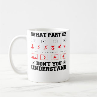 Mug Appareil photo Quelle partie ne comprenez-vous pas