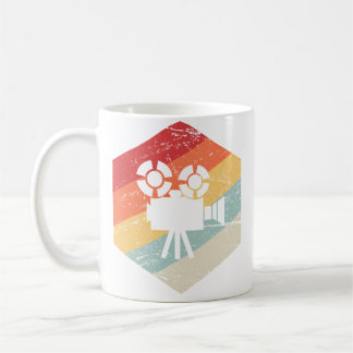 Mug Appareil Photo Rétro Vintage Réalisateur de Films