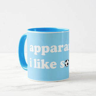 Mug Apparemment, j'aime le football