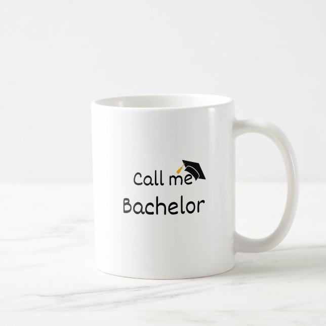 Mug Appelez-moi Bachelor - Personnalisable Coupe - Dip (Droite)