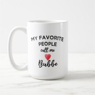 Mug Appelle-moi BUBBE Grand-mère yiddish Grand-mère ju