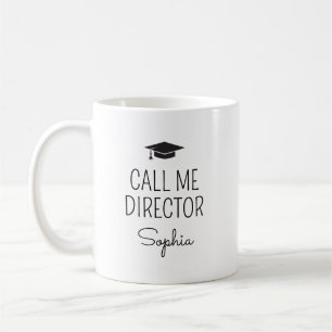 Mug Appellez-Moi Directeur Nom Personnalisé