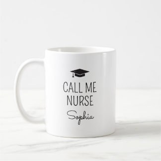 Mug Appellez-Moi Infirmière Nom Personnalisé