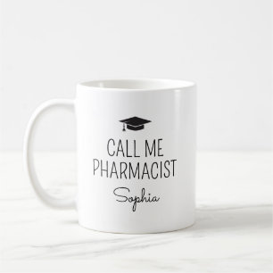 Mug Appellez-Moi Pharmacien Nom Personnalisé